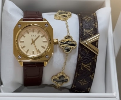 Ensemble chic en acier inoxydable