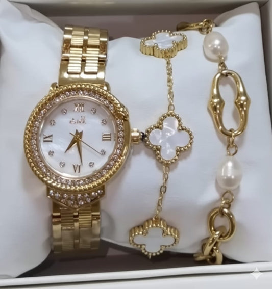 Ensemble chic en acier inoxydable